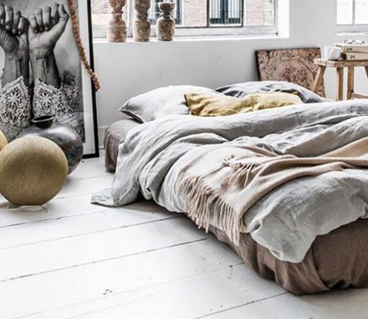 Łóżko w stylu skandynawskim