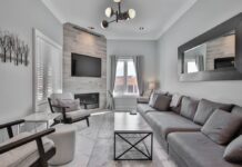 Wygodny salon w dobrym stylu
